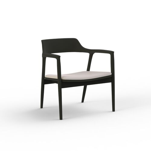 Wood Brown Armchair 08 3D Model