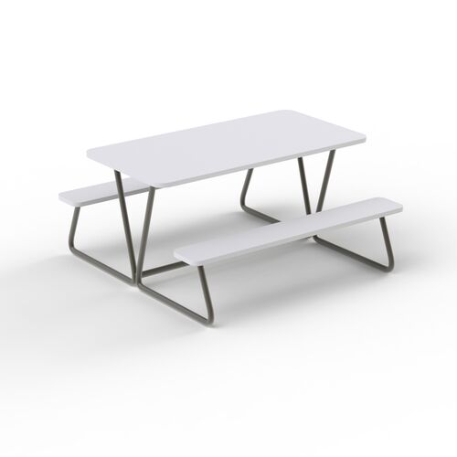 Table For Garden Bench 01 3D Model