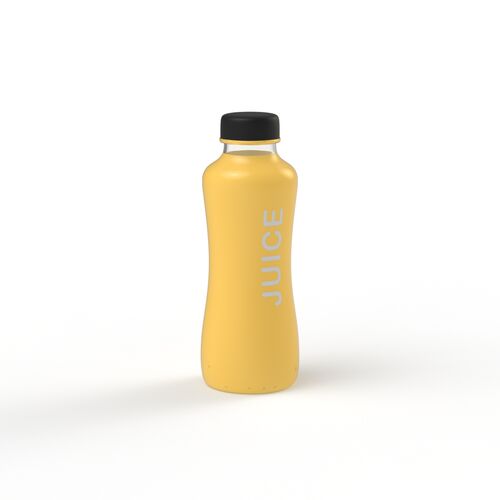 Plastic Orange Juice Bottle 01 3D Model