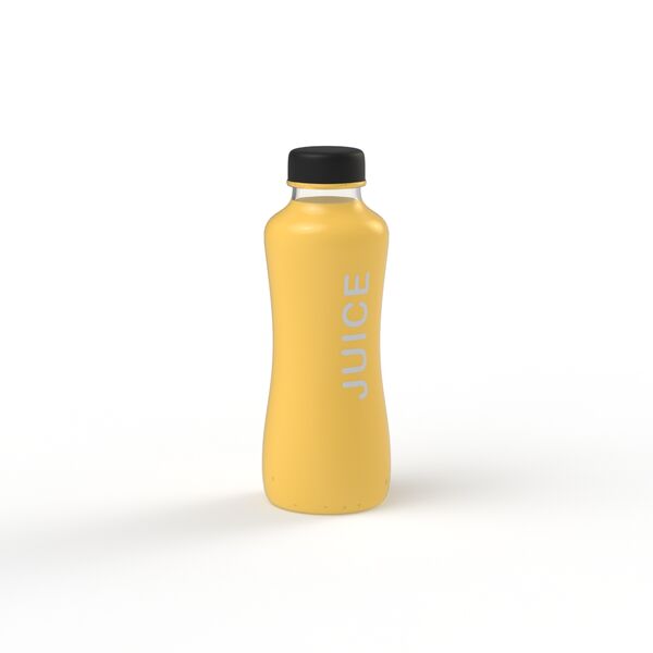 Plastic Orange Juice Bottle 01 3D Model