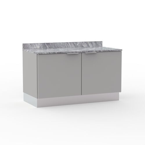 Grey Stone Top Kitchen Cabinet 01 3D Model