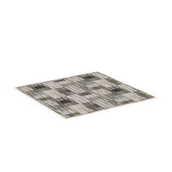 Textile Gray Textured Carpet 01 3D Model