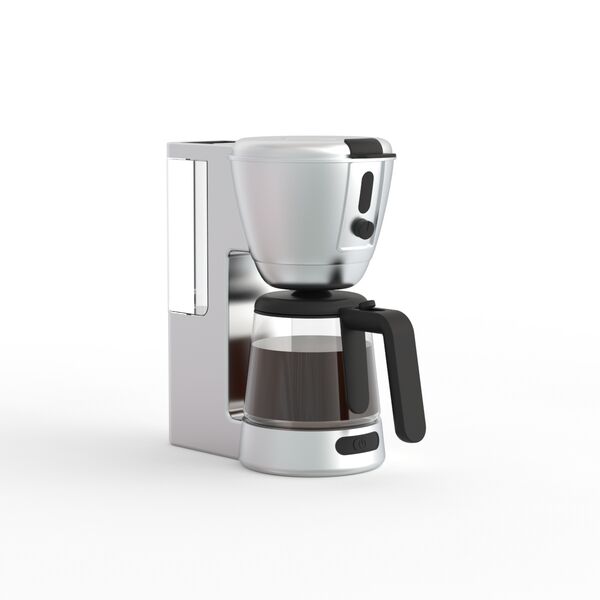 Maker Metal Silver Coffee 01 3D Model