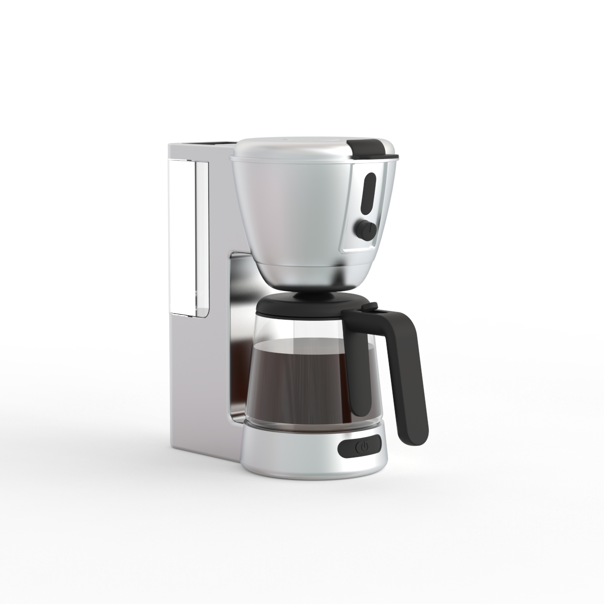 Maker Metal Silver Coffee 01 3D Model