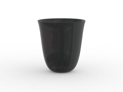 Ceramic Black Cup 01 3D Model