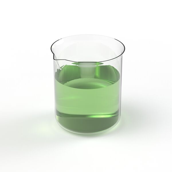 Glass With Liquid Ampoule 02 3D Model