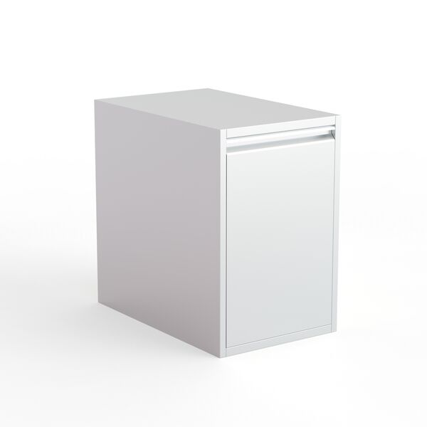 White Under Counter Dishwasher 01 3D Model