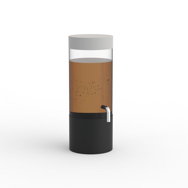 Beverage Plastic Black Dispenser 02 3D Model