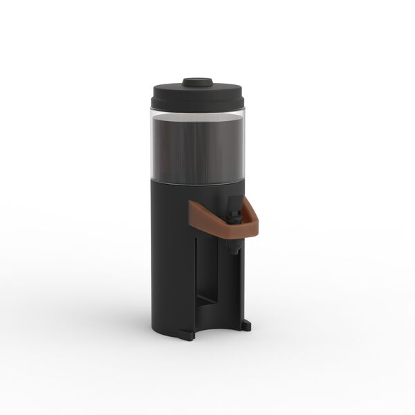 Coffee Plastic Black Dispenser 01 3D Model