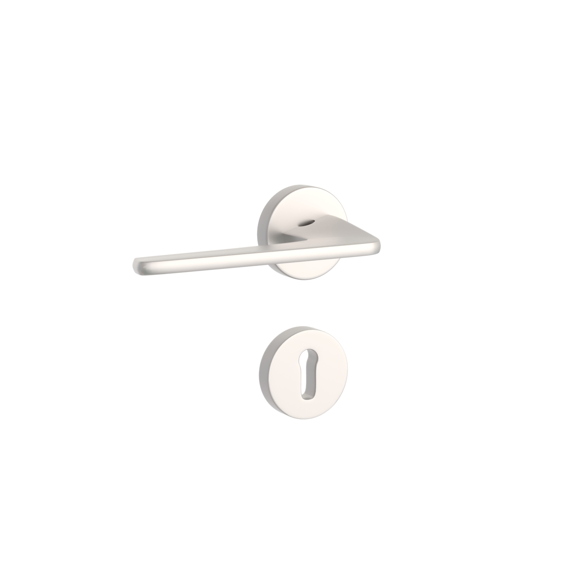 Handle Metal Door 01 3D Model