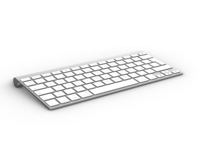 Apple Mini Keyboard 01 Rhhino3DMRender