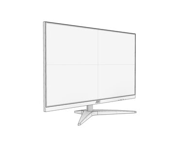 AOC 2781H 27inches Rhino3DMRender