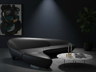 Bb Italia Moon System Sofa 3d Model Interior Lifestyle