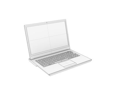 Laptop 01 Rhino3DMShaded