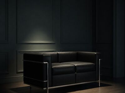 Cassina Lc2 Sofa 2 Seats Le Corbusier 3D Model Additional View 3