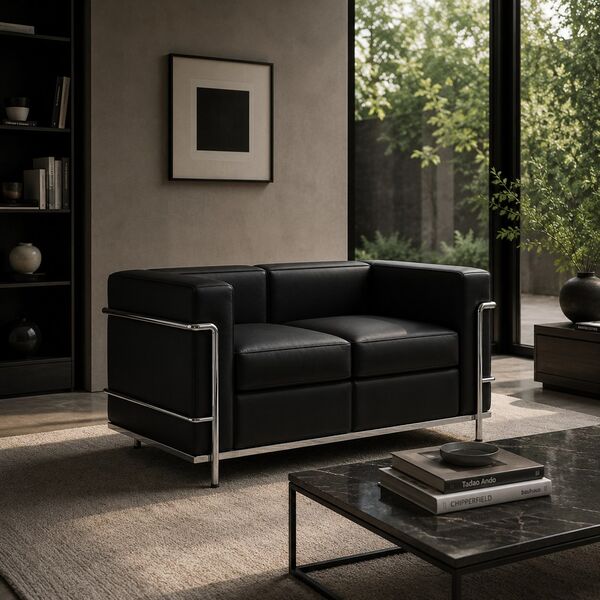 LC2 Sofa 2 Seats 3D Model