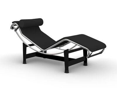 Cassina LC4 Chaise Longue RhinoRender