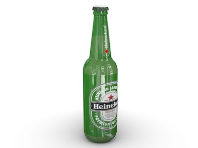 Heineken 33cl RhinoRender