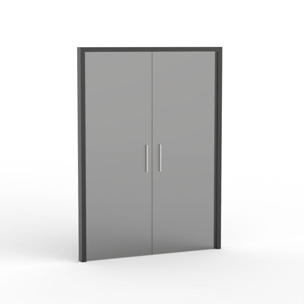 Interior Double Glass Door 04 3D Model