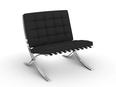 Knoll Barcelona Chair RhinoRender