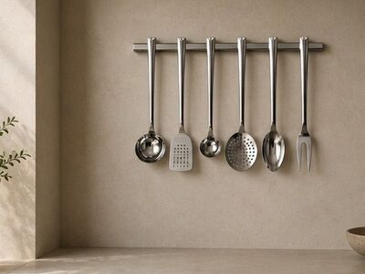 Alessi Brigata Set 3D Model Kitchen Scene Interior