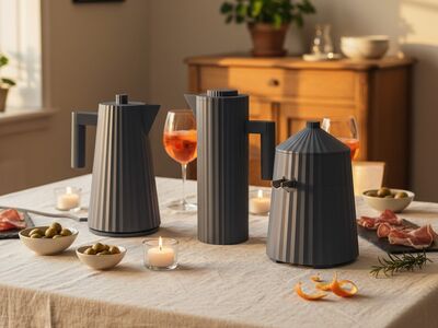 Alessi Plisse Set 3D Model Dining Table Aperitivo Interior