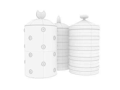 Alessi KalistÃ³ Set Rhino3DMShaded