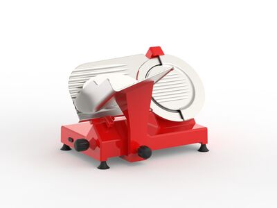 Slicer Metal Red Paint Ham 01 3D Model