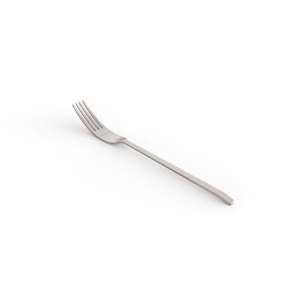 Serving Steel Fork 01 3D Model