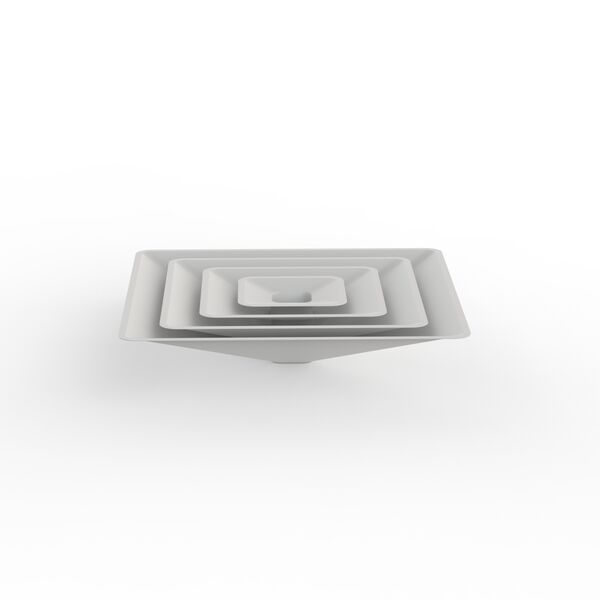 Air Ceiling Plastic Gray Intakes 01 3D Model