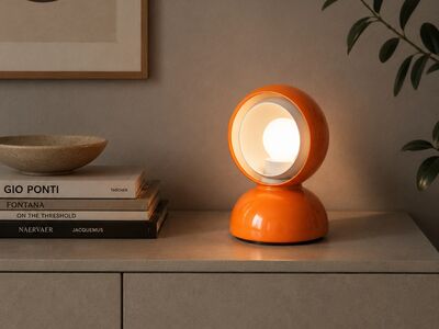 Artemide Eclisse table lamp — Italian editorial interior lifestyle 3D model