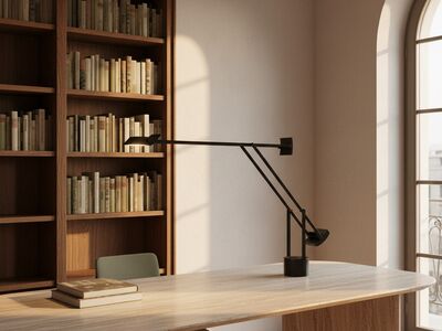 Artemide Tizio LED table lamp — Italian editorial interior lifestyle 3D model
