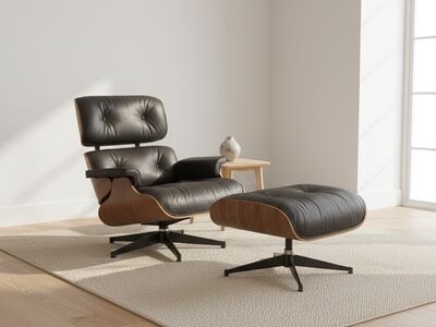 Herman Miller Eames Lounge Chair 3d Model Contemporary Interior