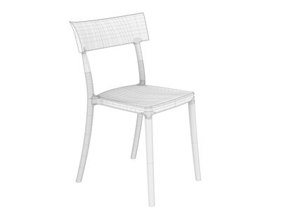 Kartell Catwalk Chair Rhino3DMShaded
