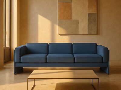 Cassina 405 Duc Sofa 3D Model Italian Living Room Interior