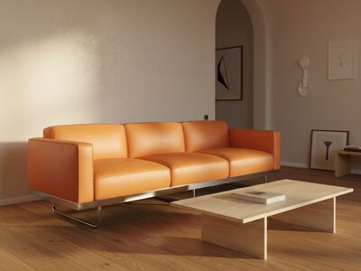 Cassina Canape appartement Le Corbusier sofa — Italian editorial interior lifestyle 3D model