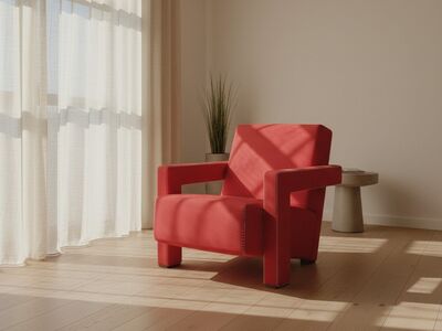 Cassina 637 Utrecht Armchair — contemporary warm minimal interior 3D model
