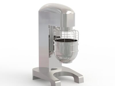 Machine Metal Kneading 01 3D Model