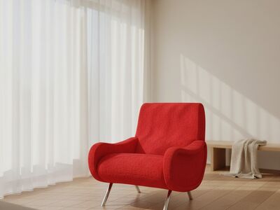 Cassina 720 Lady Armchair by Zanuso — contemporary warm minimal interior 3D model