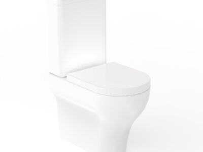Clear Pan WC Matt White