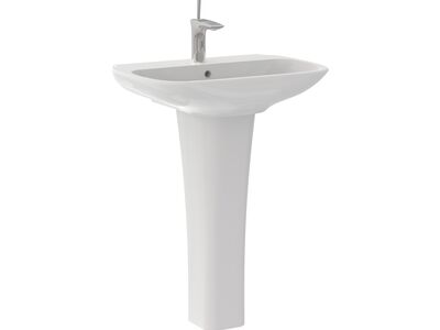 Clear WahsBasin d65-46-14 Pedestal