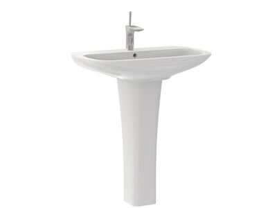 Clear WahsBasin 75-45-14 Pedestal