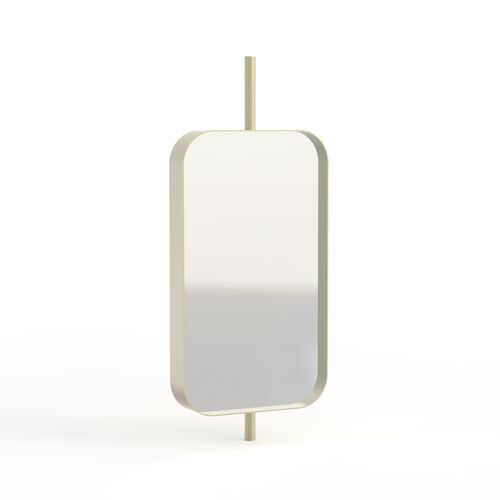 Metal Frame Rectangular Mirror 02 3D Model