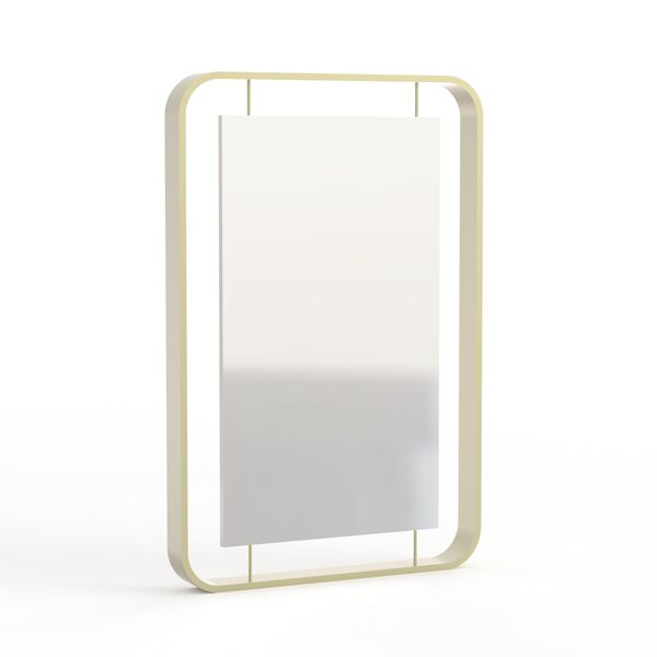 Metal Frame Rectangular Mirror 01 3D Model