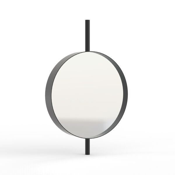 Metal Frame Round Mirror 02 3D Model