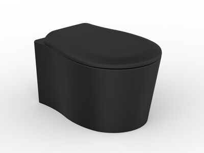 Formosa 2.0 Wall Hung WC d54 37 29 Matt Black