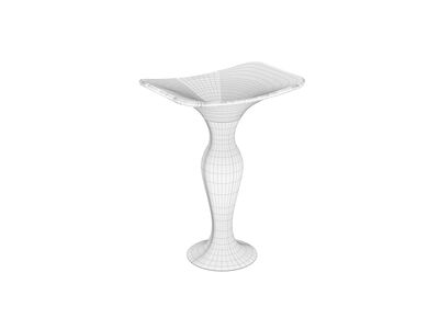 Olympia Formosa 2.0 Washbasin rectangular Pedestal d65 45 70 Rhino3DMShaded