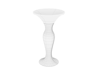 Olympia Formosa 2.0 Washbasin rounded Pedestal dÃ˜50 70 Rhino3DMShaded