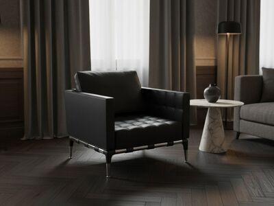 Cassina 241 Prive Armchair 3D Model Boutique Hotel Suite Interior