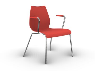 Kartell Maui Armrest Chair RhinoRender